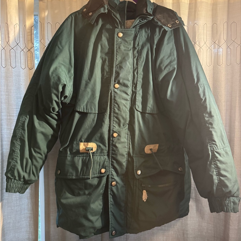 Outdoor Exchange Mens Classic Green Field Jacket VTG